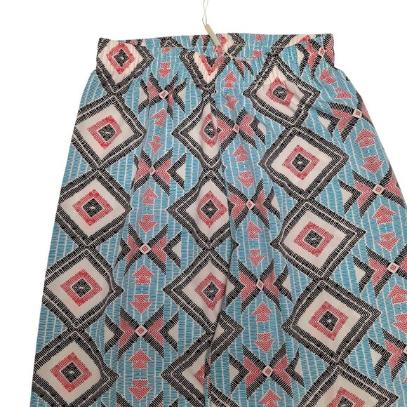 Do Everything In Love Wide Leg Pants XS Small Aztec Geometric Boho Tribal Print - Picture 7 of 7
